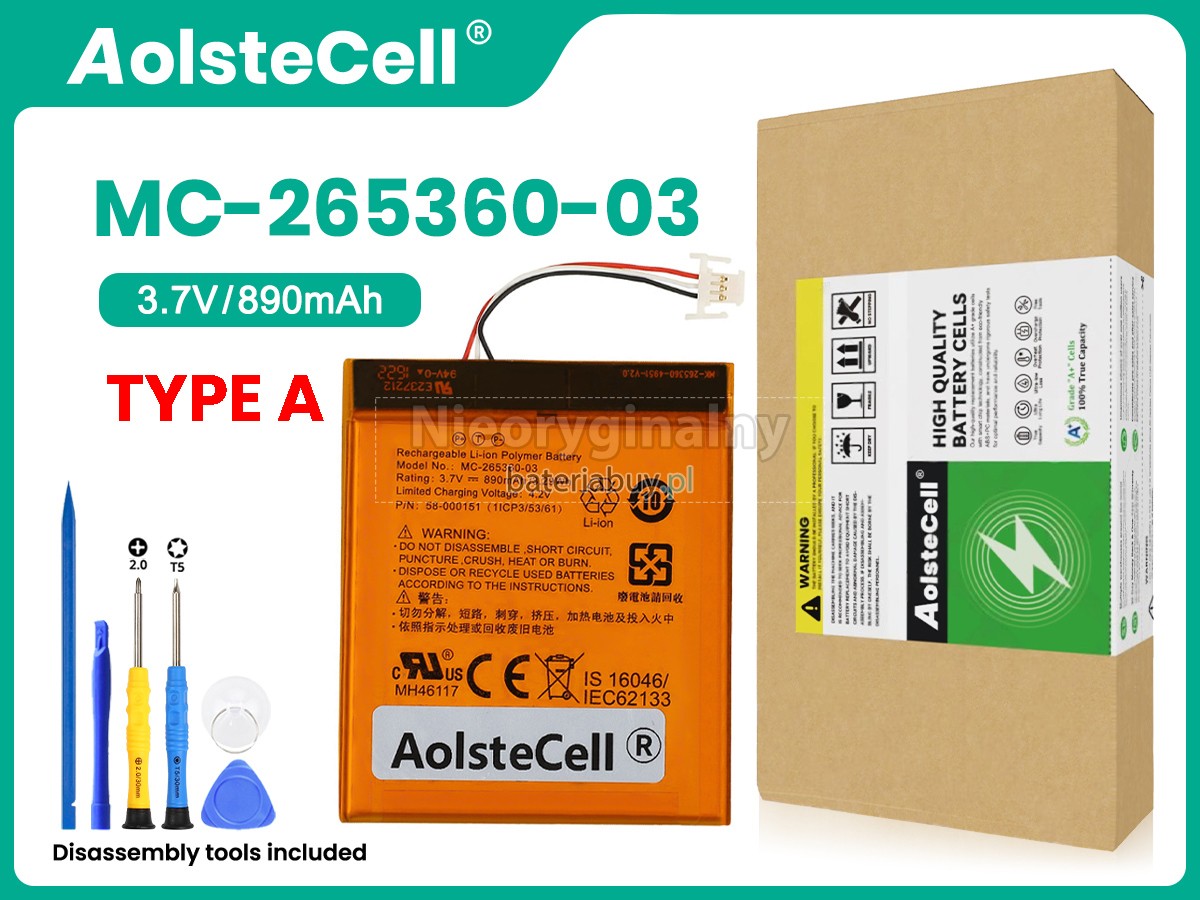 Amazon KINDLE 7TH GENERATION bateria