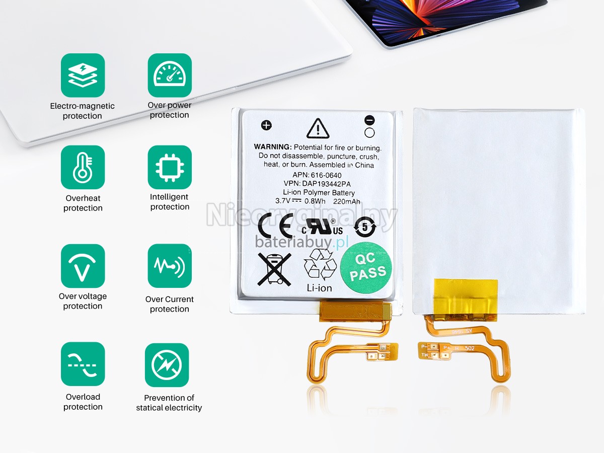 Apple IPOD NANO 7TH GEN bateria