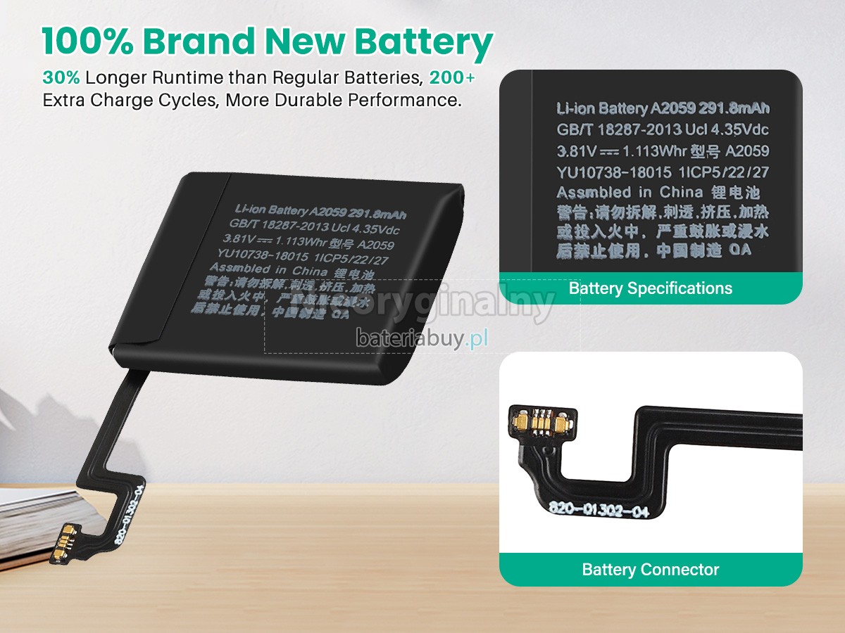 Apple WATCH Series 4 NIKE+ LTE 44MM bateria