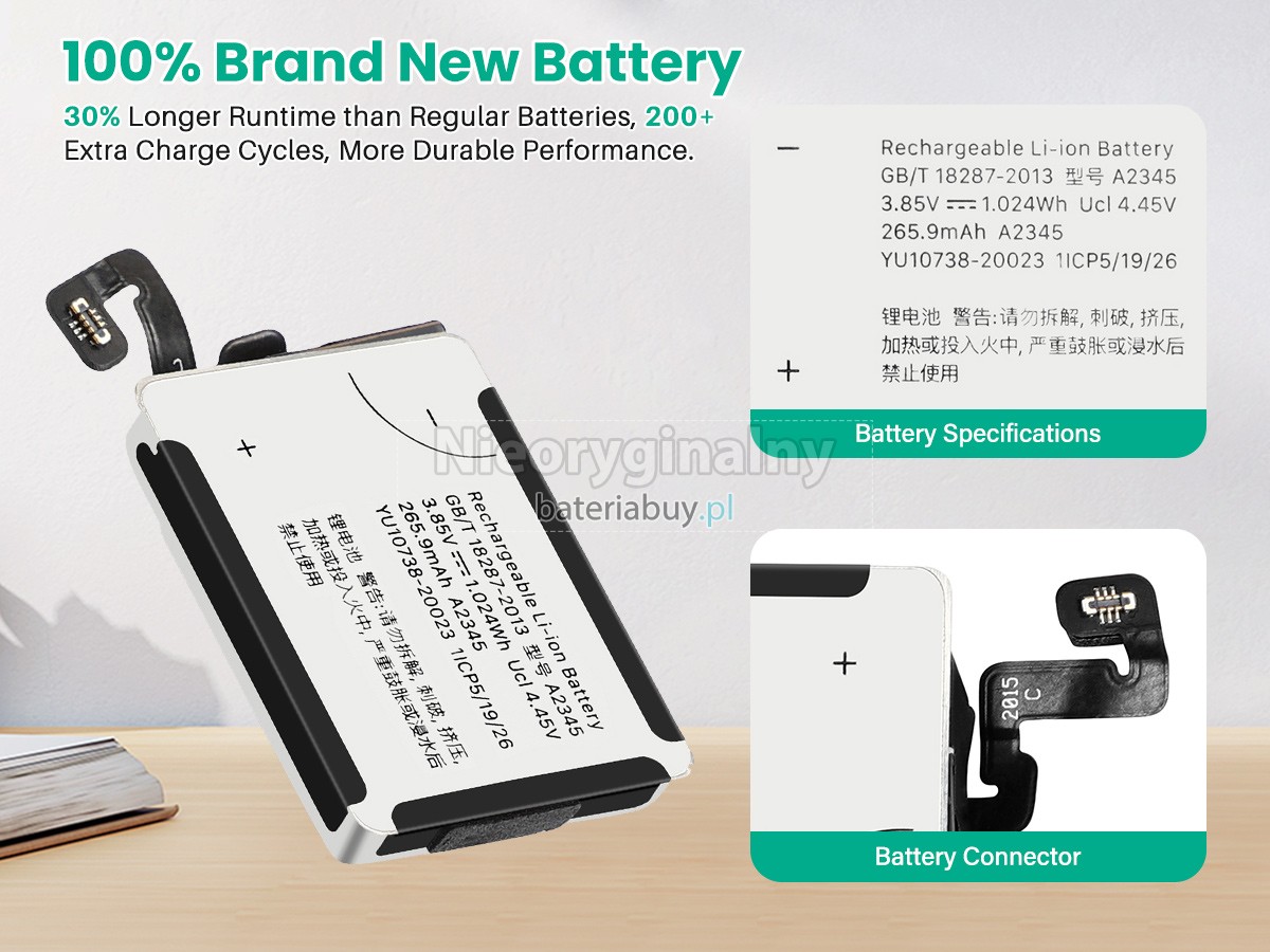 Apple A2375 EMC 3481 bateria