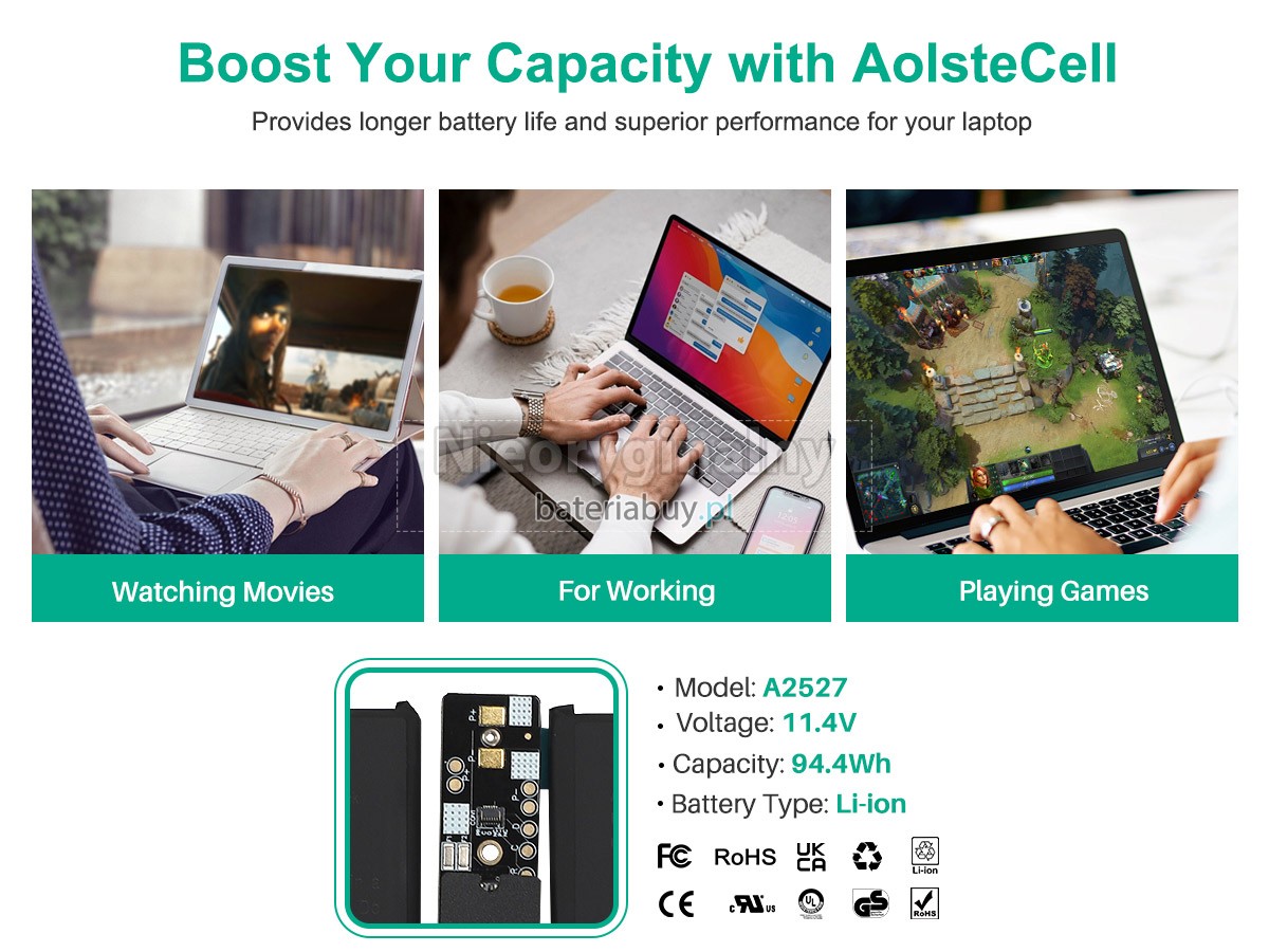 Apple MacBook Pro 16-inch M1 bateria