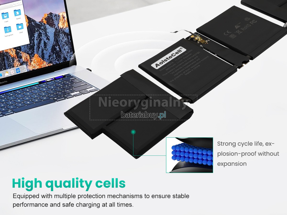 Apple MacBook Pro 16-inch M3 Pro Late 2023 A2991 EMC 8408 bateria