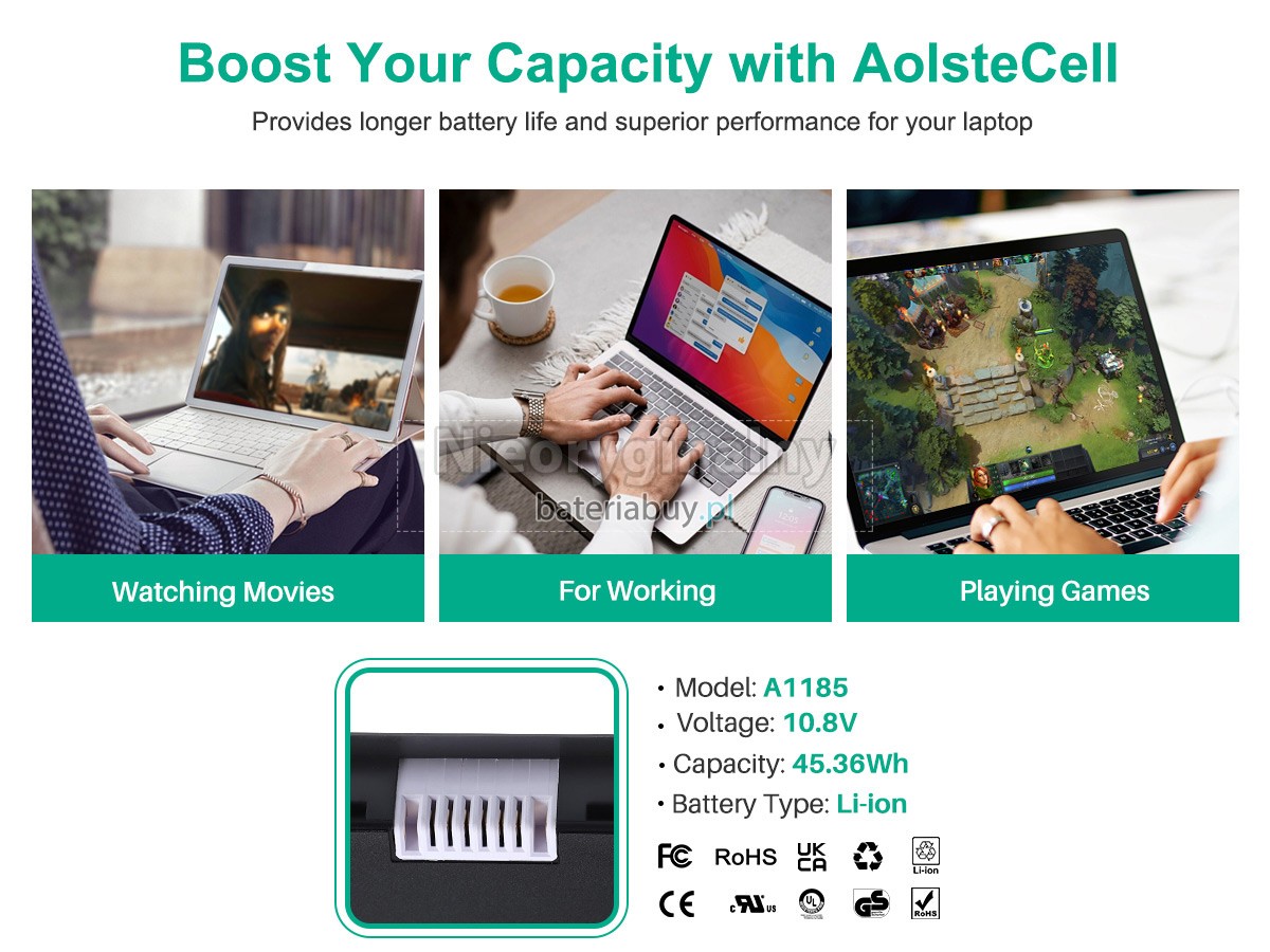 Apple MacBook 13 inch MB402CH/A bateria