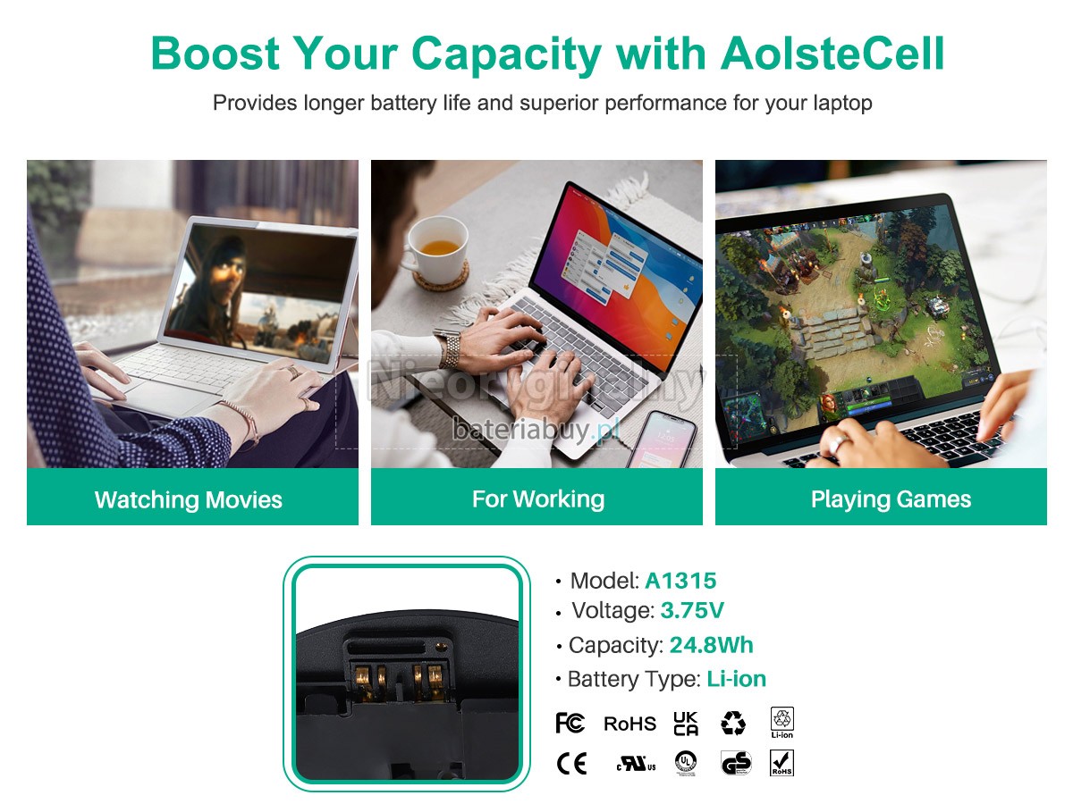 Apple iPad A1219 bateria