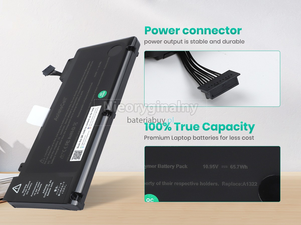 Apple MacBook Pro 13 inch A1278 (Mid 2012) bateria