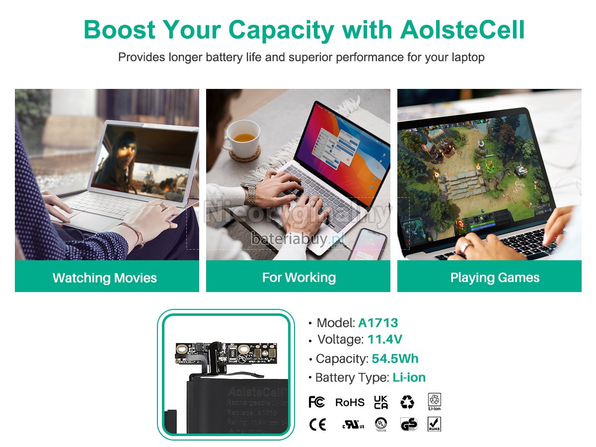 Apple MLL42LL/A* bateria