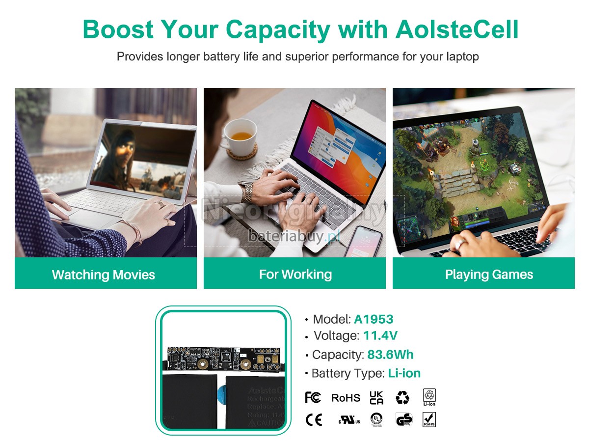 Apple MacBook Pro Core I7 2.6G 15 inch TOUCH/2018 bateria