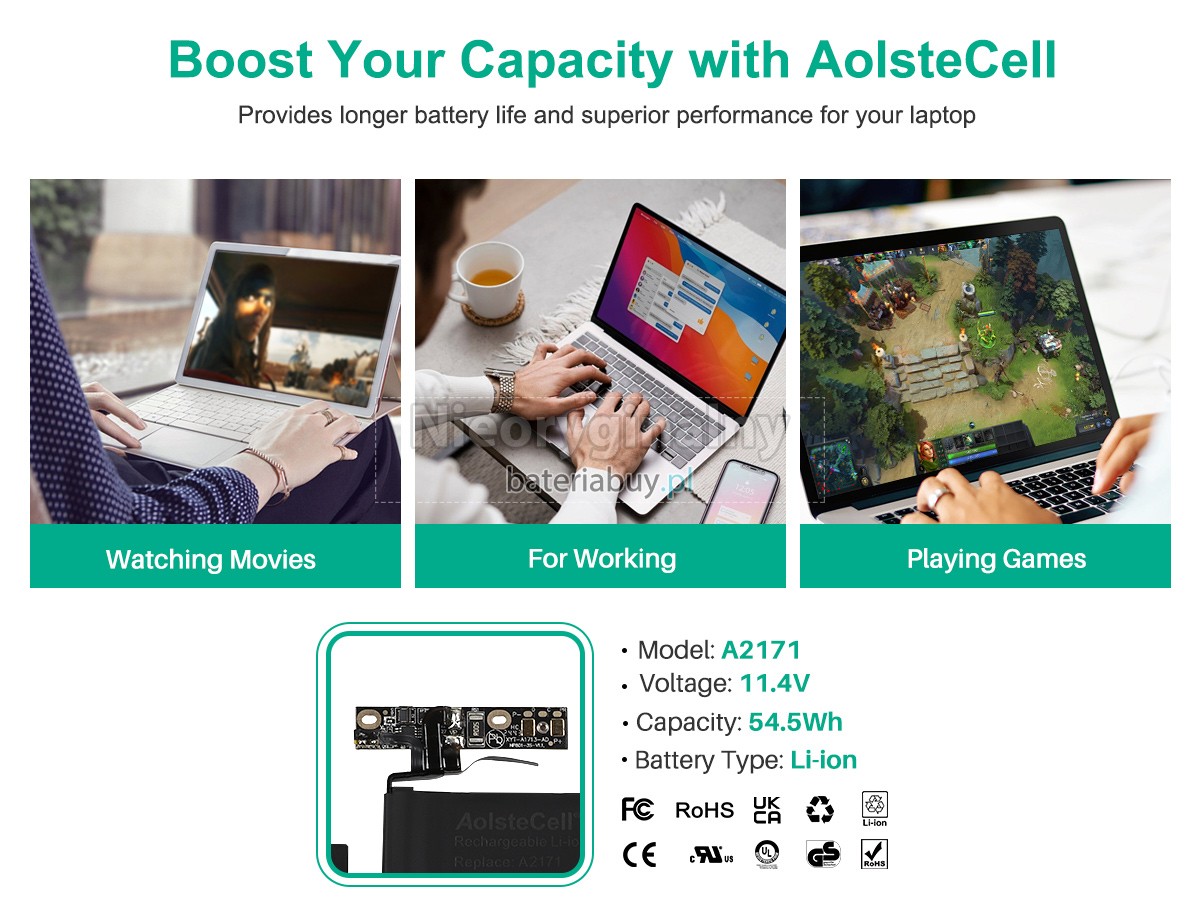 Apple MNEH3LL/A bateria