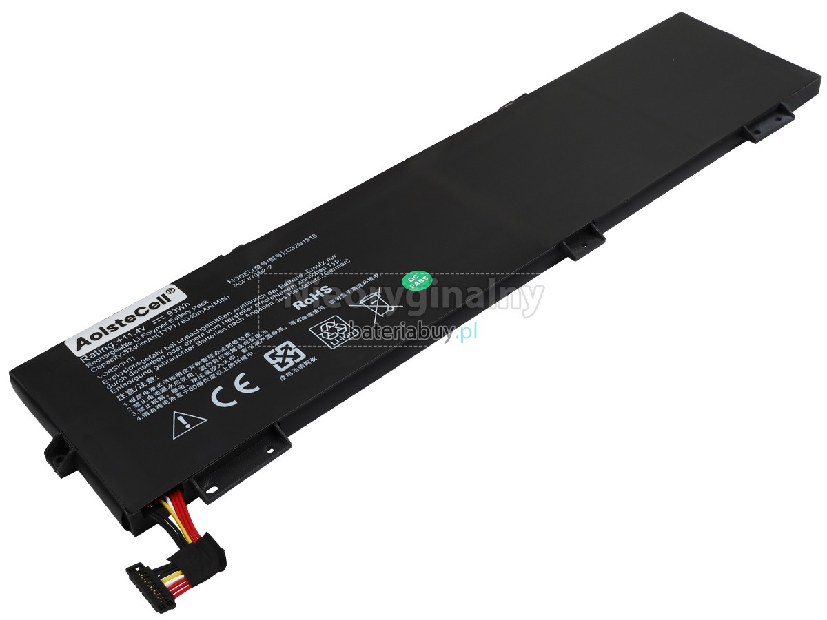 Asus Rog G701VI-BA032T bateria