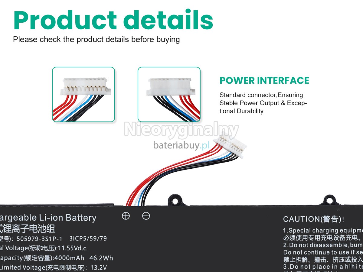 CHUWI 505979-3S1P-1(3ICP5/59/79) bateria