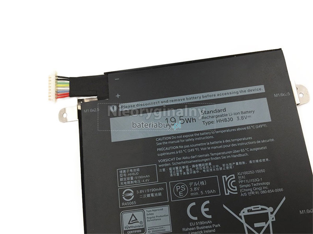 Dell HH8J0 bateria