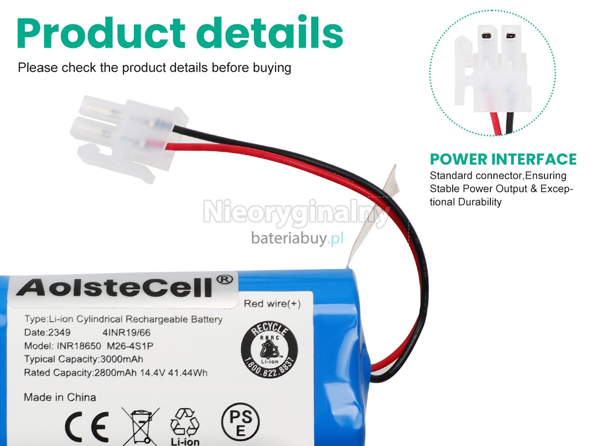 Ecovacs CEN540 bateria