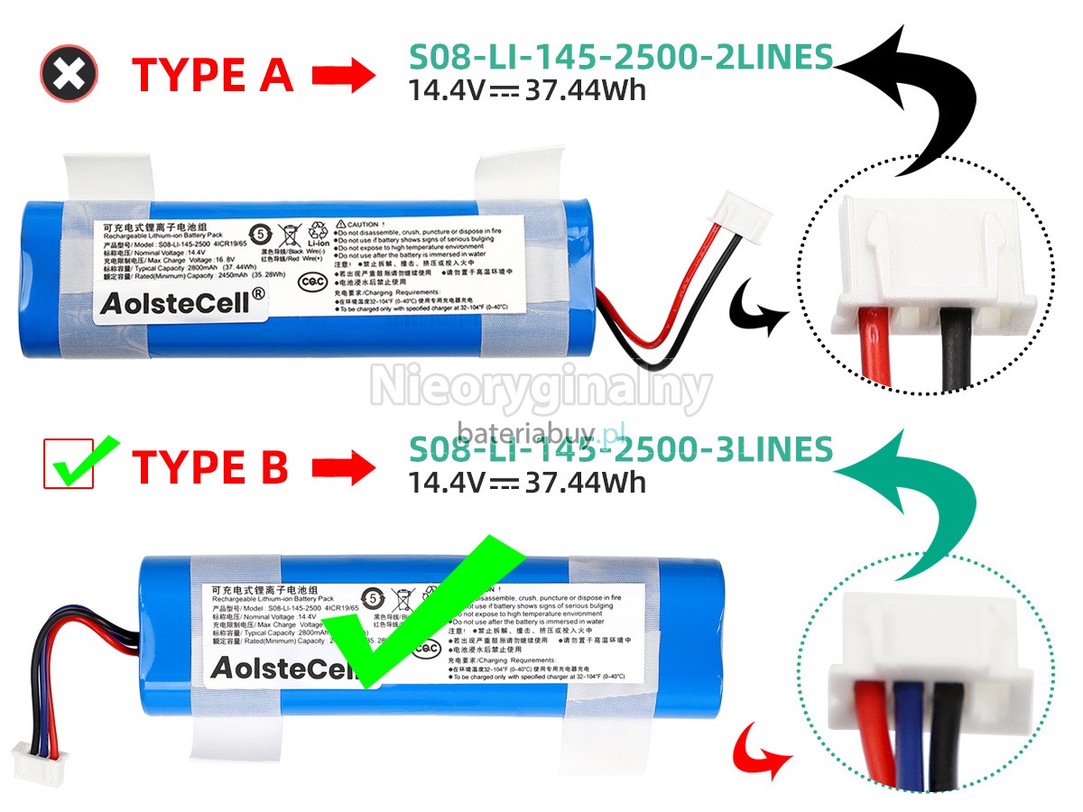 Ecovacs DJ35 bateria