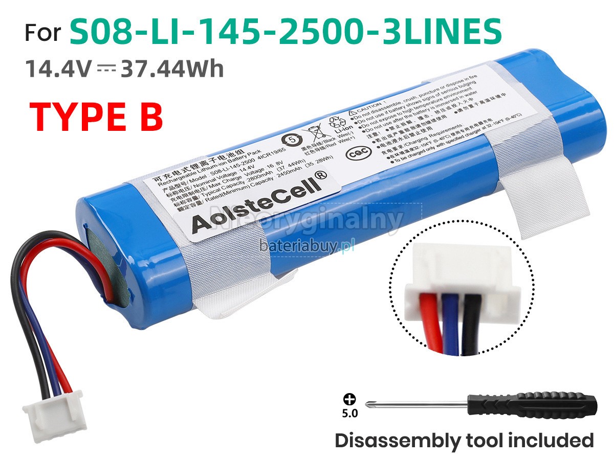 Ecovacs DJ35 bateria