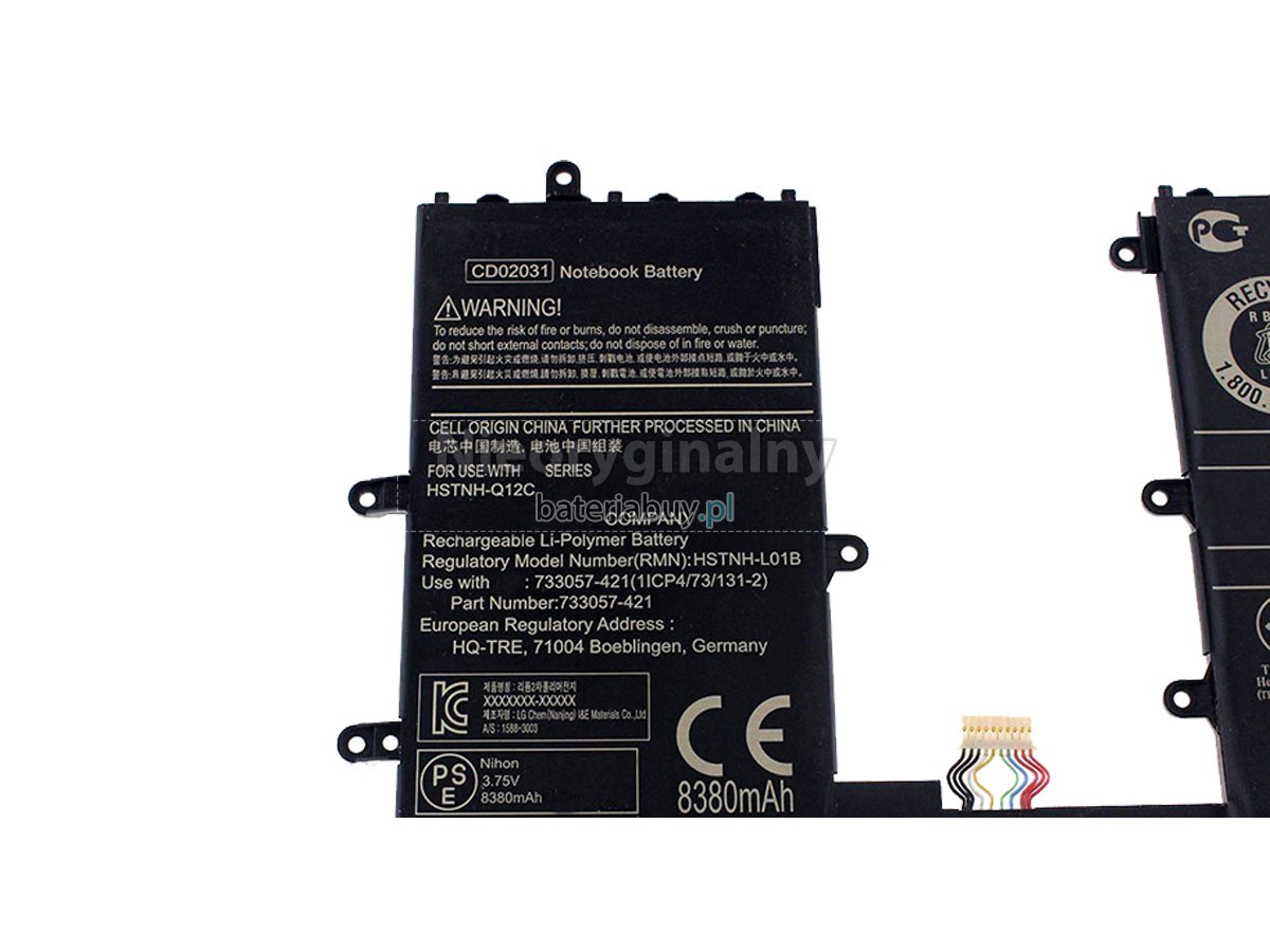 HP CD02031 bateria