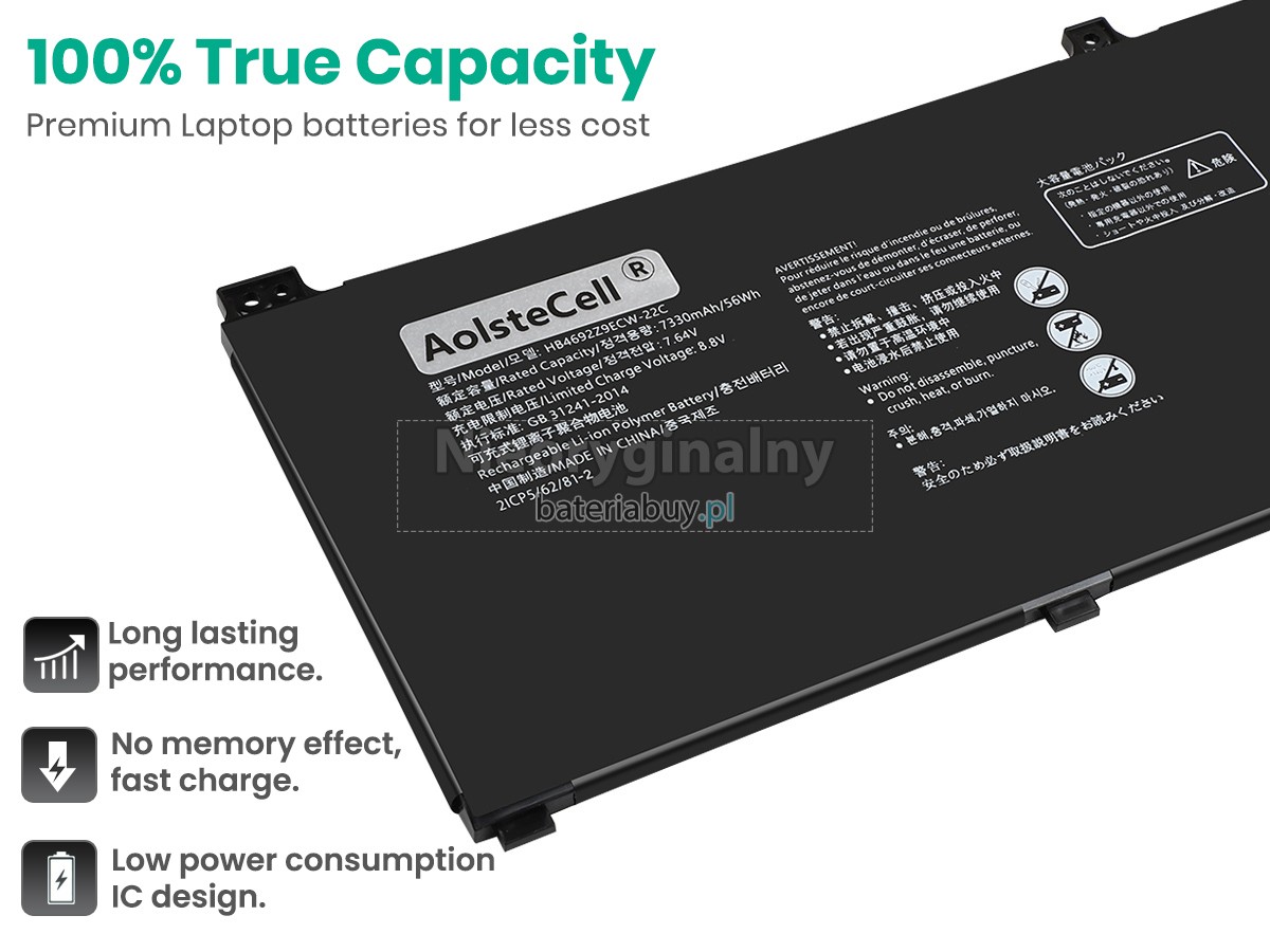 Huawei MATEBOOK D 14 bateria