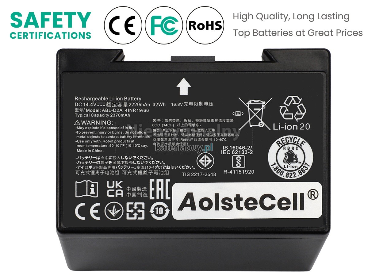iRobot ABL-D1 4INR19/65 bateria