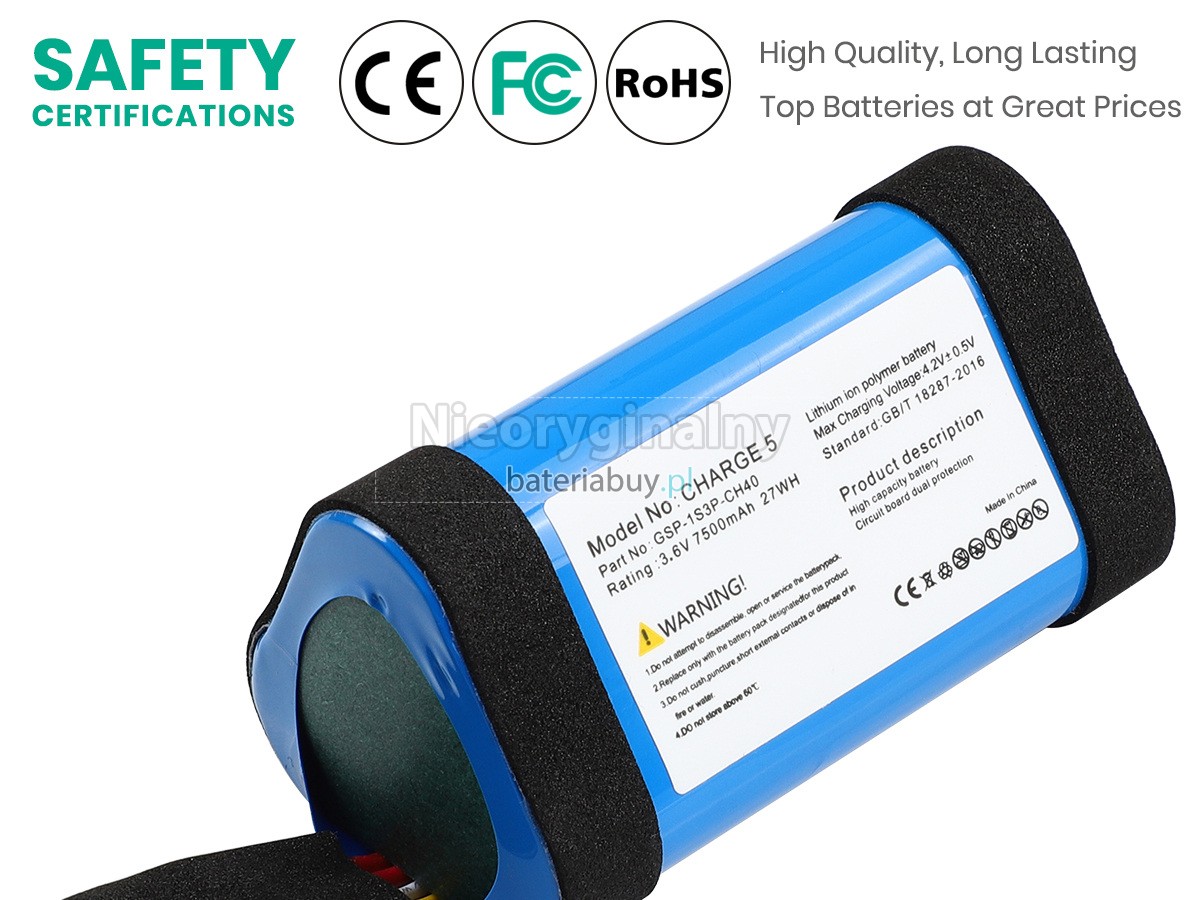 JBL GSP-1S3P-CH40 bateria