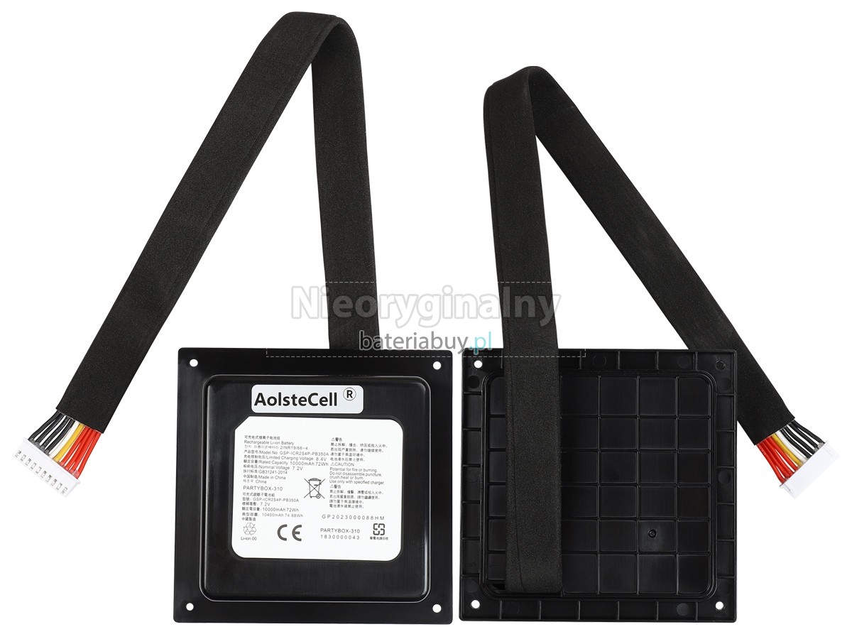 JBL GSP-ICR2S4P-PB350A bateria