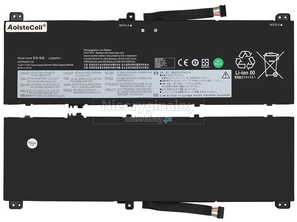 Lenovo YOGA 7 16IRL8-82YN0006SB bateria