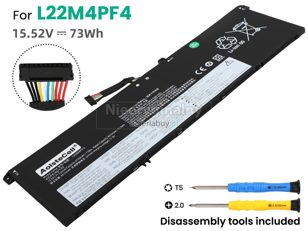 Lenovo YOGA PRO 7 14IRH8-82Y700AsmZ bateria