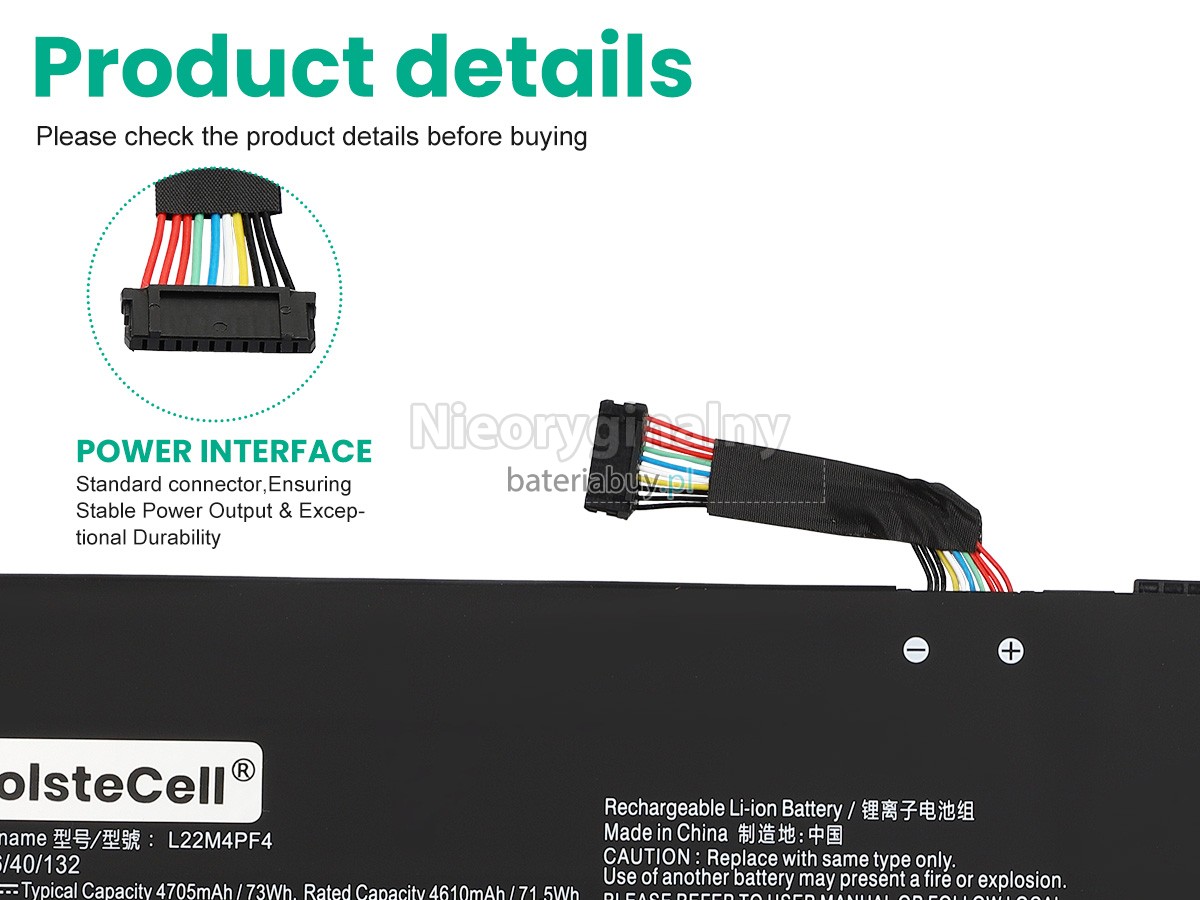 Lenovo YOGA PRO 7 14IRH8-82Y700AsmZ bateria