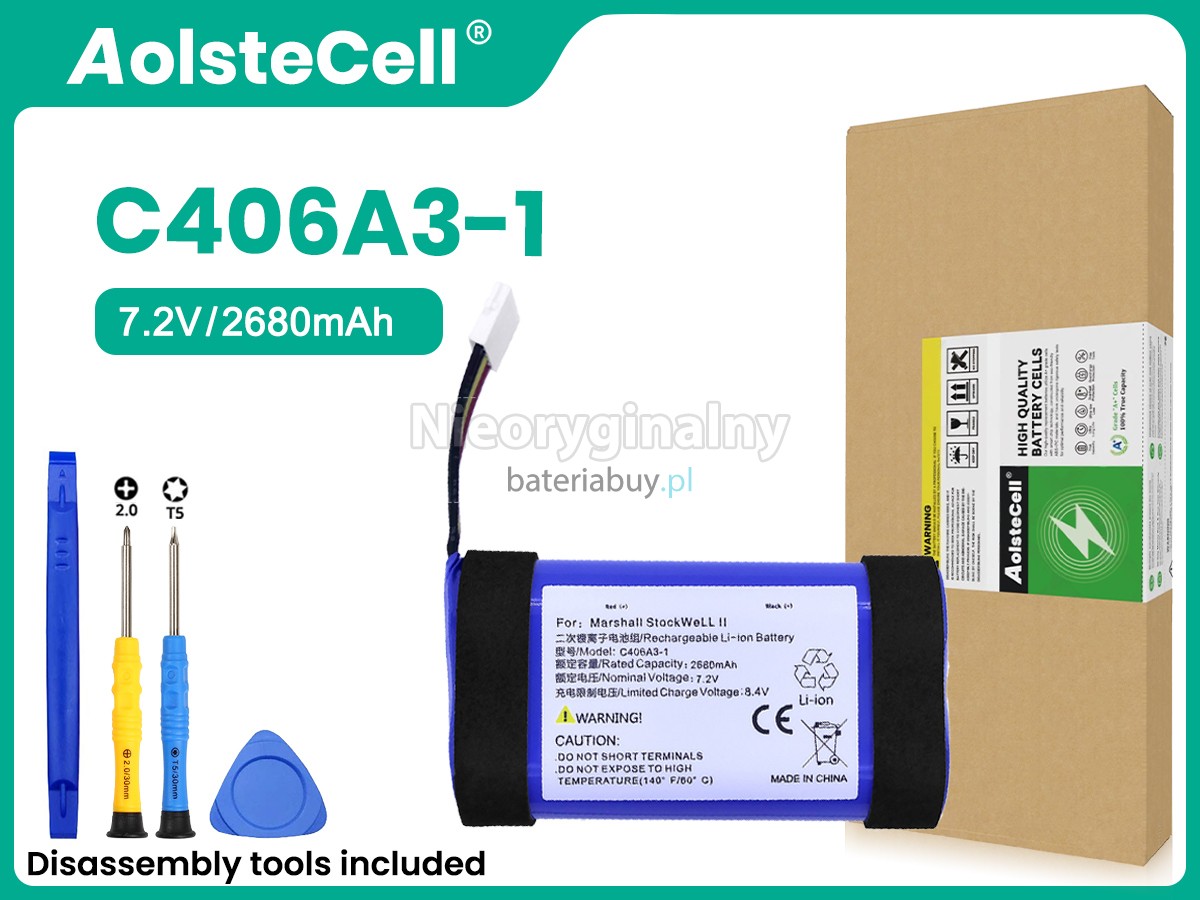 Marshall STOCKWELL 2 C406A3-1 bateria