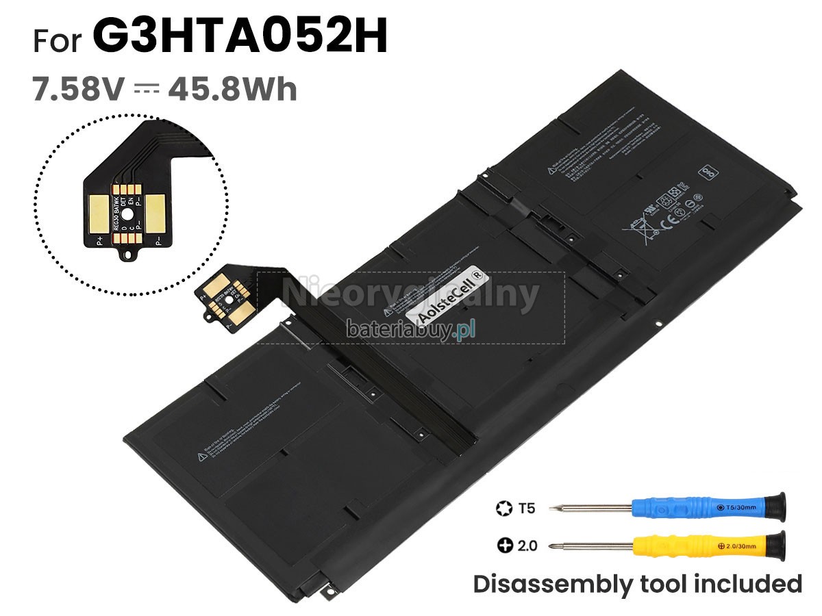 Microsoft G3HTA052H bateria
