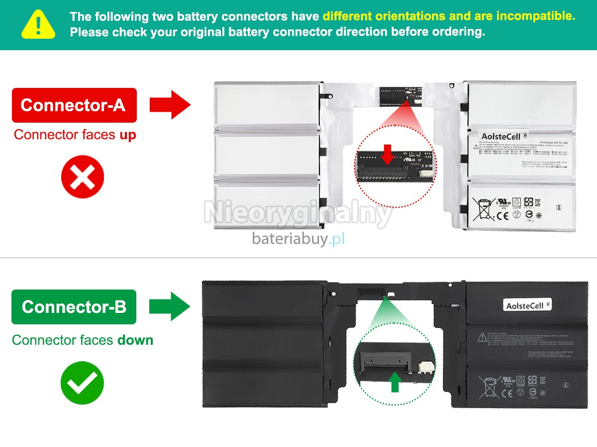 Microsoft Surface BOOK2 KEYBOARD bateria