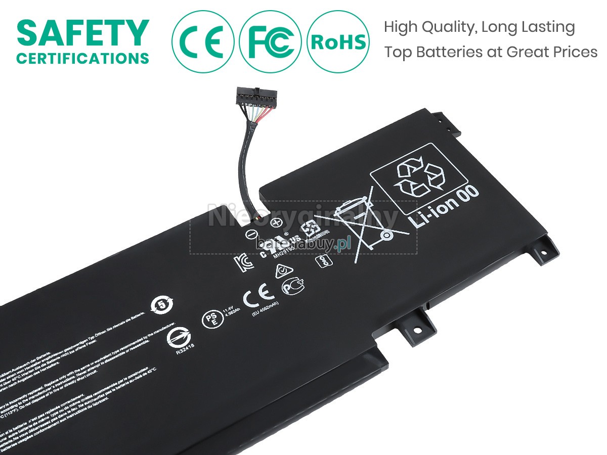 MSI PRESTIGE 14 A12UC-230XES bateria