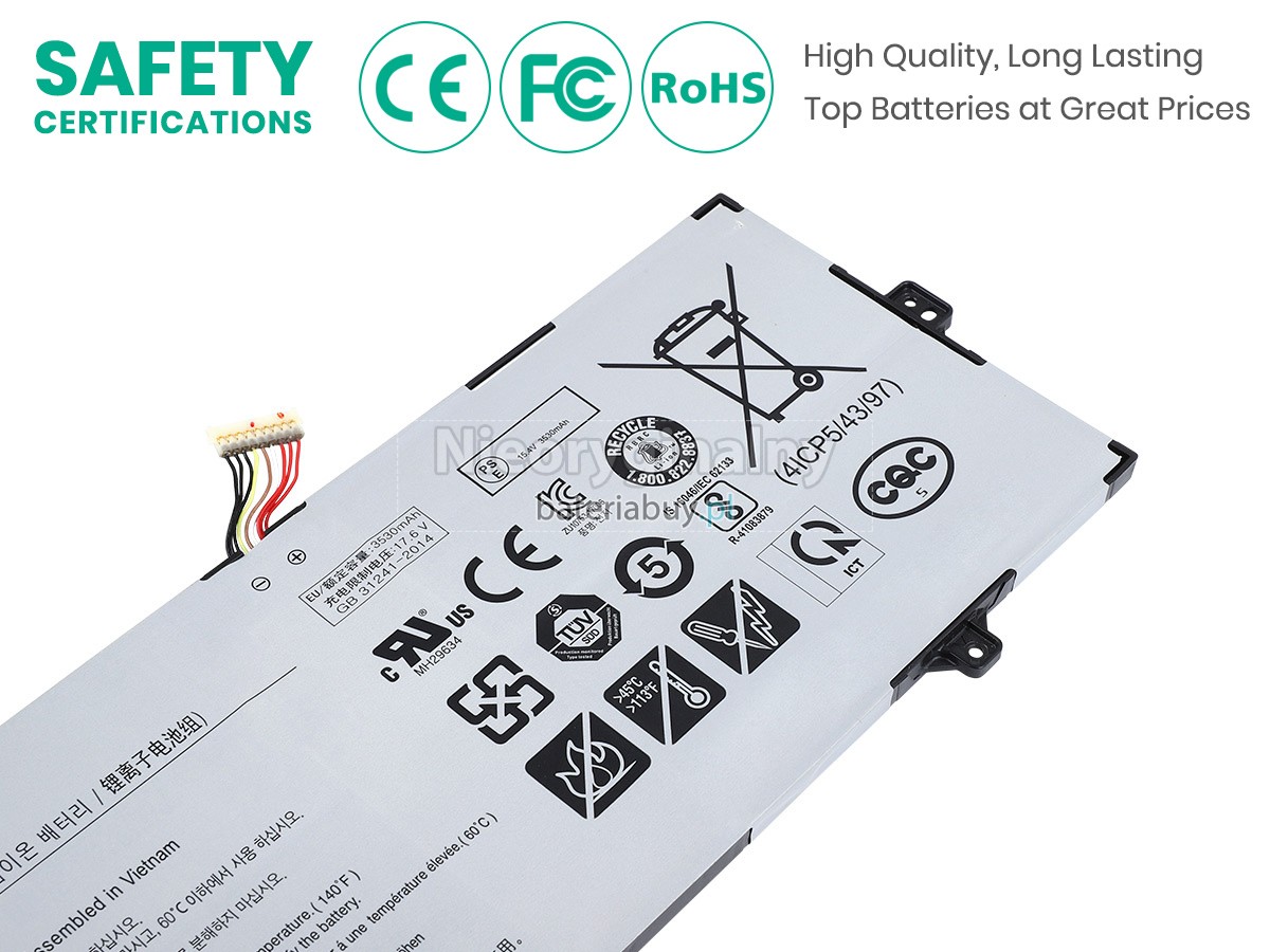 Samsung NP750XDA bateria