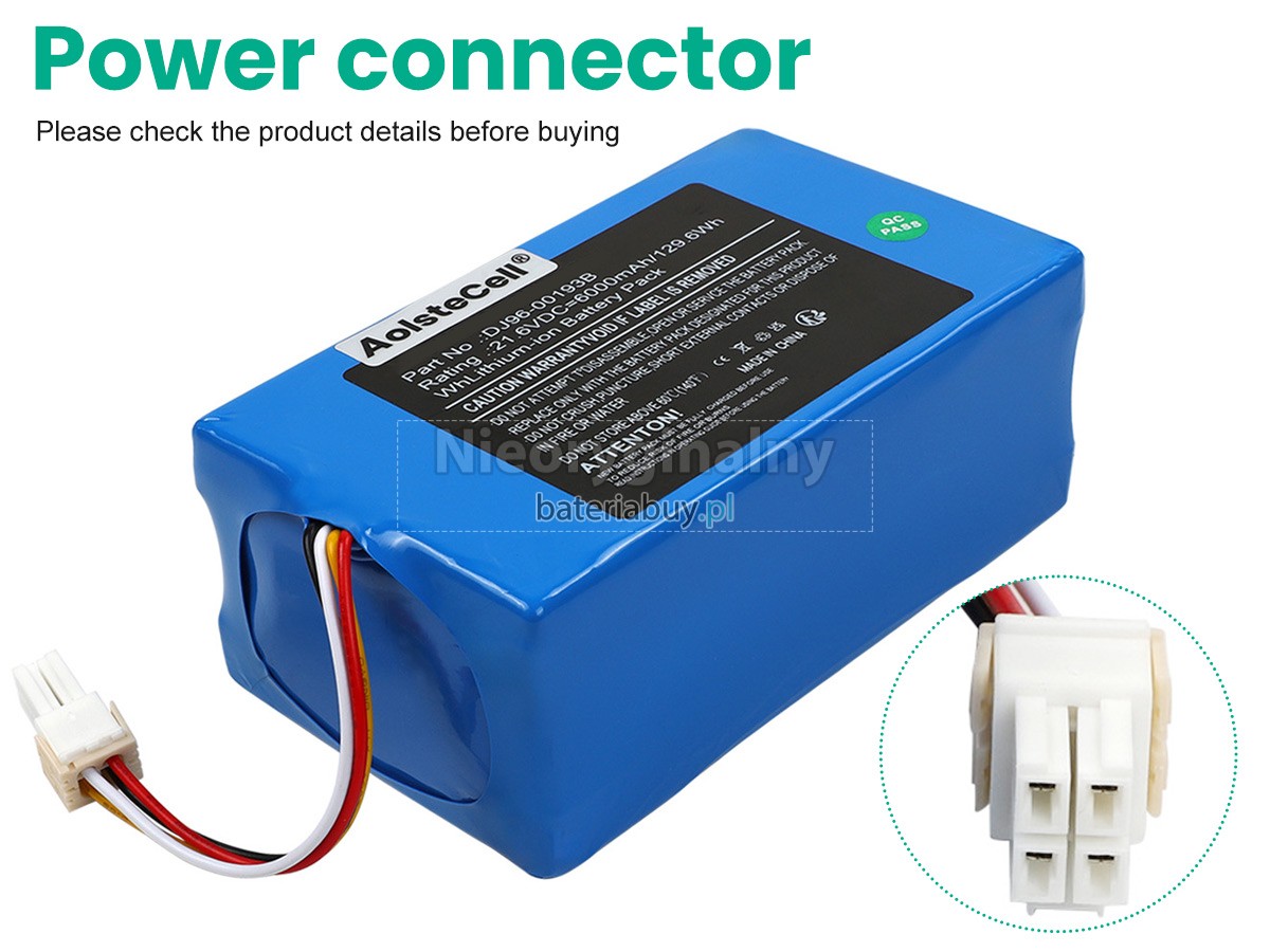 Samsung VCA-RBT72 bateria