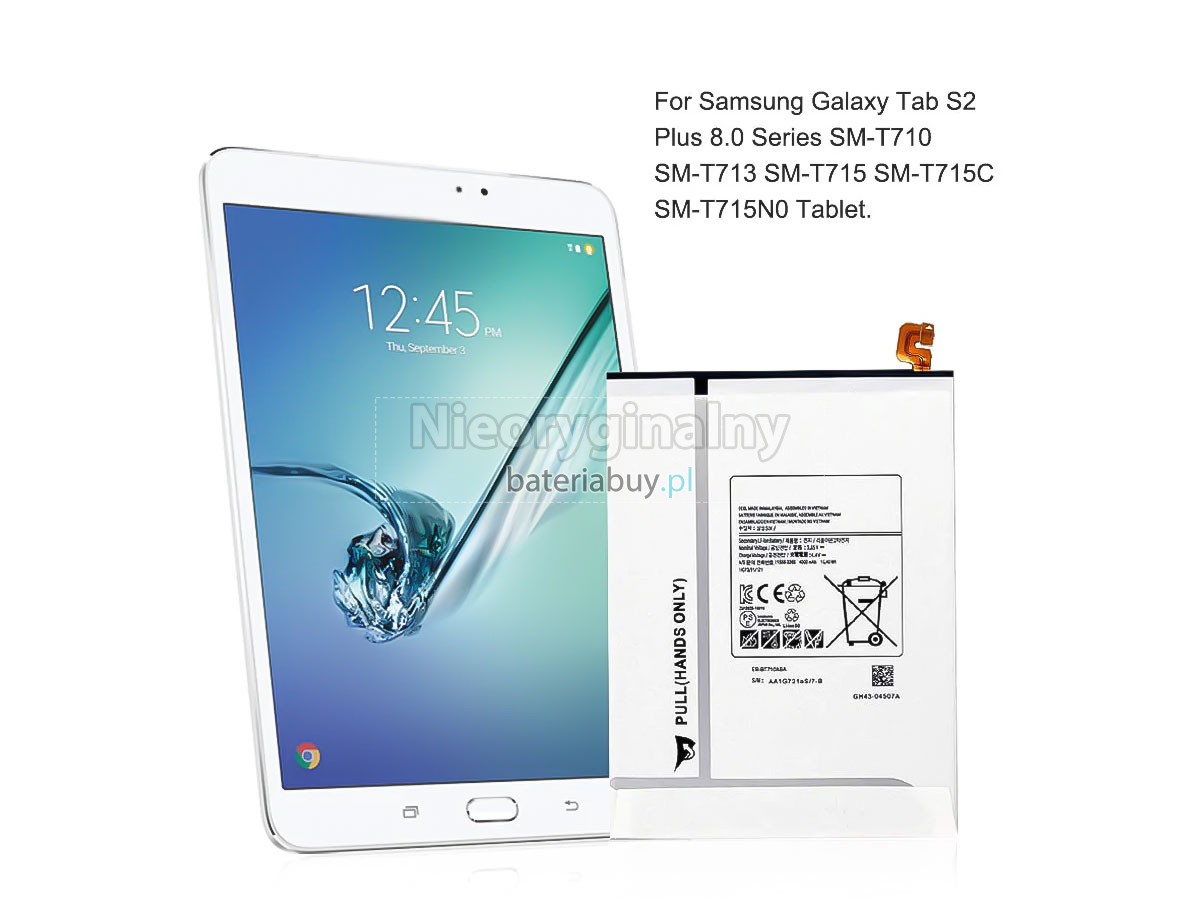 Samsung SM-T715 bateria