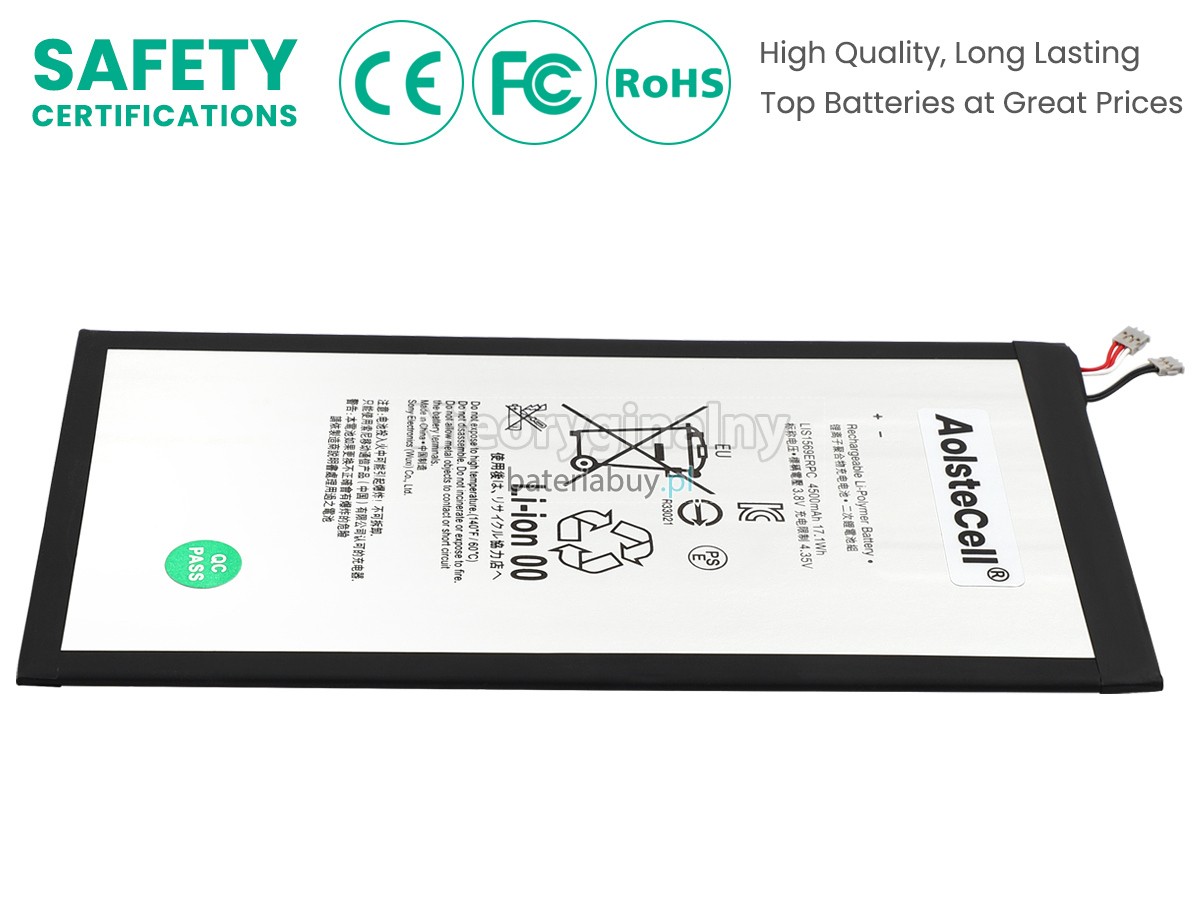 Sony LIS1569ERPC bateria