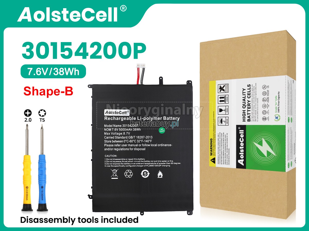 Teclast F7 PLUS bateria