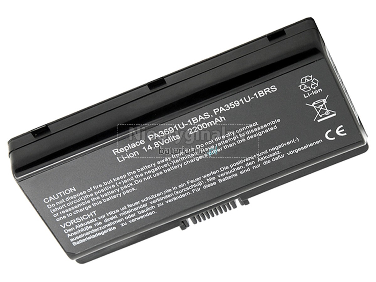 Toshiba PA3591U-1BRS bateria