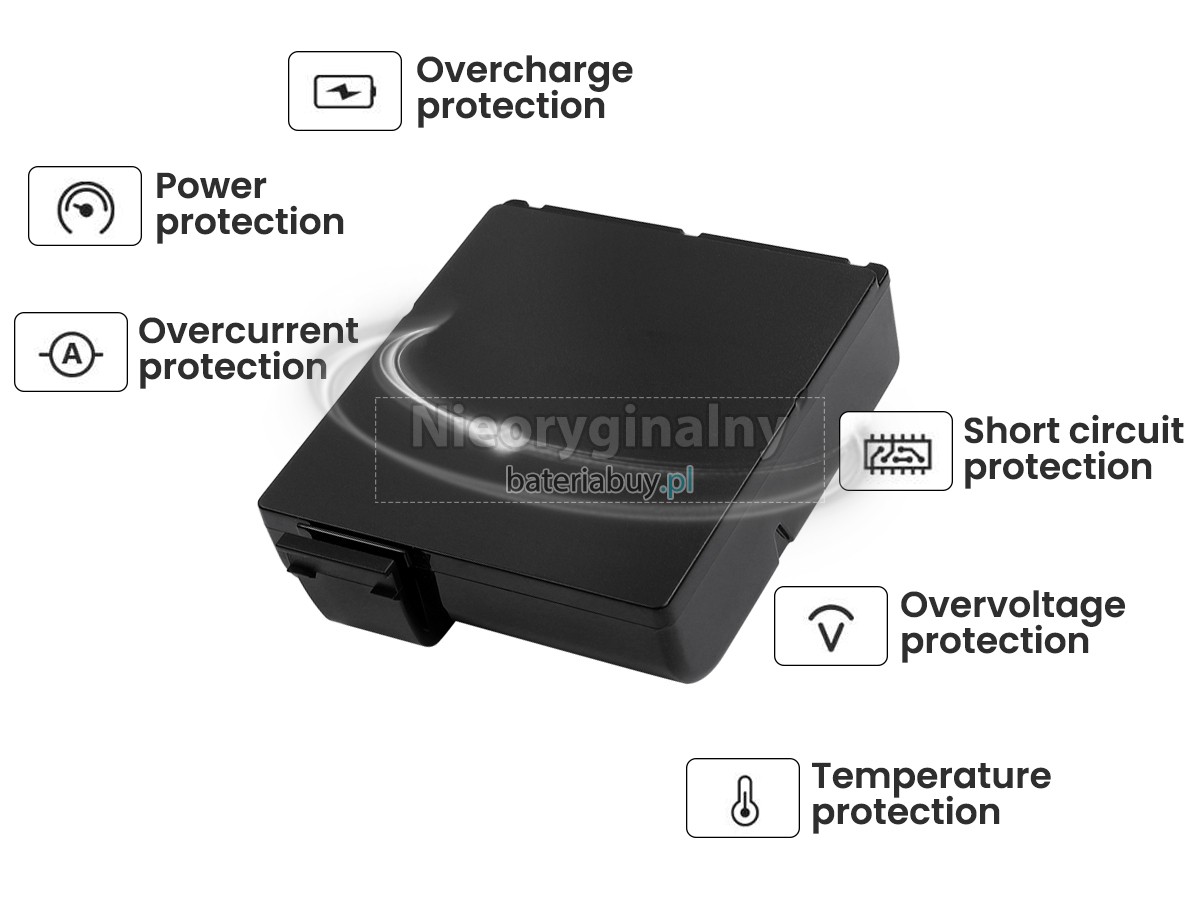 Zebra ZQ63-ACFAC10-00 bateria